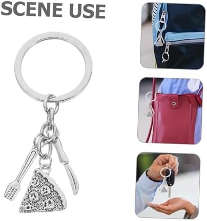 Stylish Pizza Keychain for Women and Backpack Decor