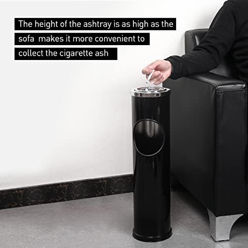 Anfrere Large Tall Outdoor Ashtray with Lid