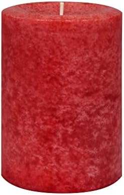 Jeco Inc 3 x 4 Cinnamon Cide Red Scented Pillar Candle