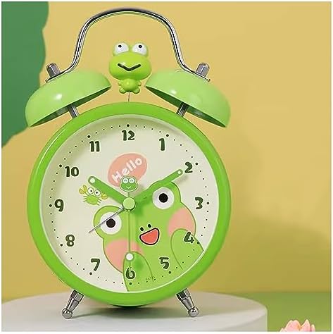 GRFIT Frog Alarm Clock for Children with Double Bell