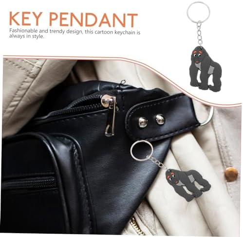 12pcs Cute Animal Keychain Gorilla Charm Birthday Party Favor