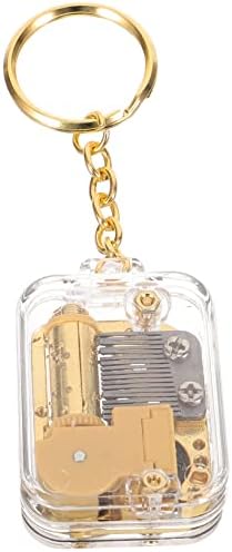 VICASKY 4pcs Mini Musical Box Keychain Pendant for Boys and Girls