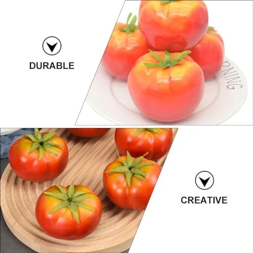 VOSAREA Artificial Tomatoes 6pcs Realistic Decor