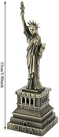 Jerliflyer Mini Statue of Liberty Metal Statue Desk Decoration