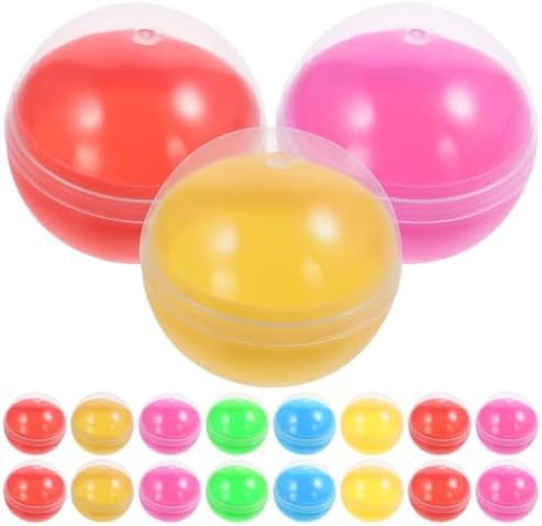 50pcs Transparent Vending Capsules 38mm Gumball Toys