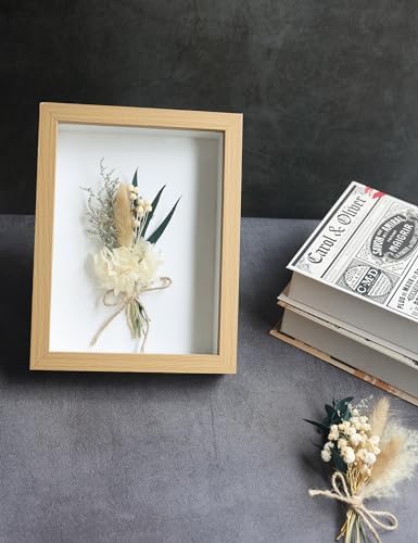 Xins Convey Mini Dried Flower Bouquet Set 12pcs White