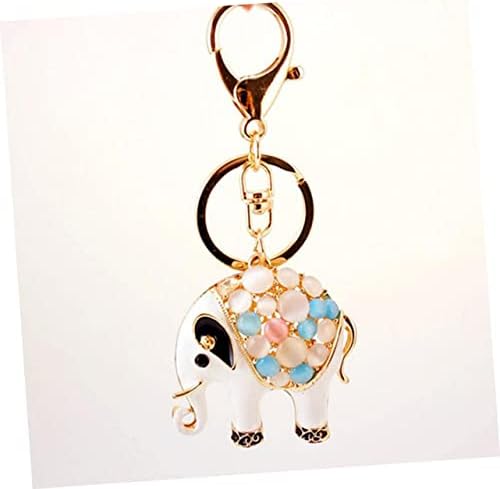 Sparkling Elephant Keychain for Car Keys
