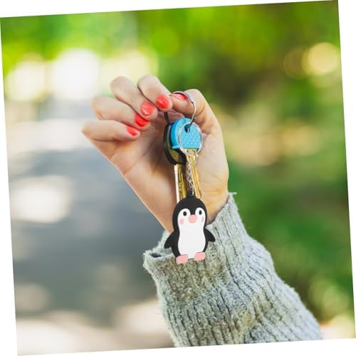 Wakauto 24pcs Adorable Penguin Keychain Set