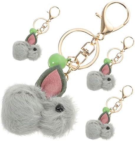 16 Pcs Cartoon Rabbit Keychain Pack