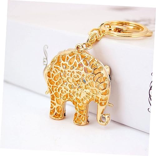 Sparkling Elephant Keychain for Car Keys