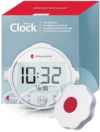 Bellman Symfon Vibrating Alarm Clock Pro with Bed Shaker