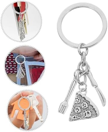 Stylish Pizza Keychain for Women and Backpack Decor