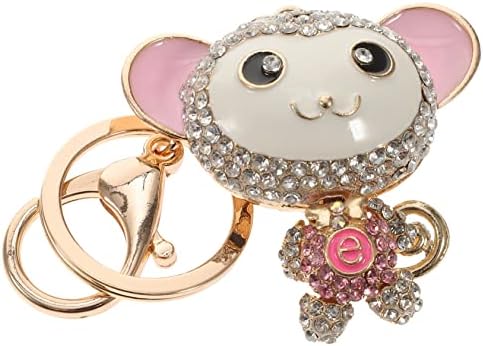 Operitacx 2pcs Monkey Keychain Metal Key Ring