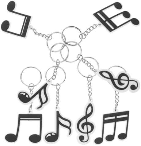 HOOTNEE 20pcs Music Themed Keychains for Party Favors