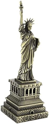 Jerliflyer Mini Statue of Liberty Metal Statue Desk Decoration