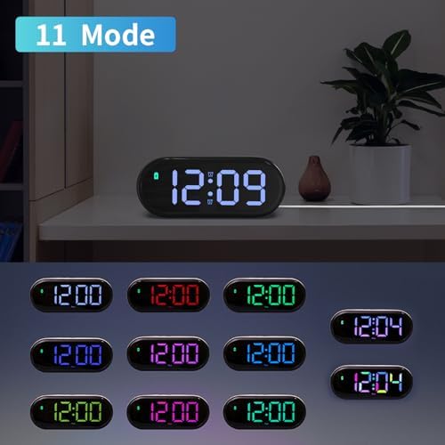 Oviouit Digital Clock with Dual Alarms and Timer