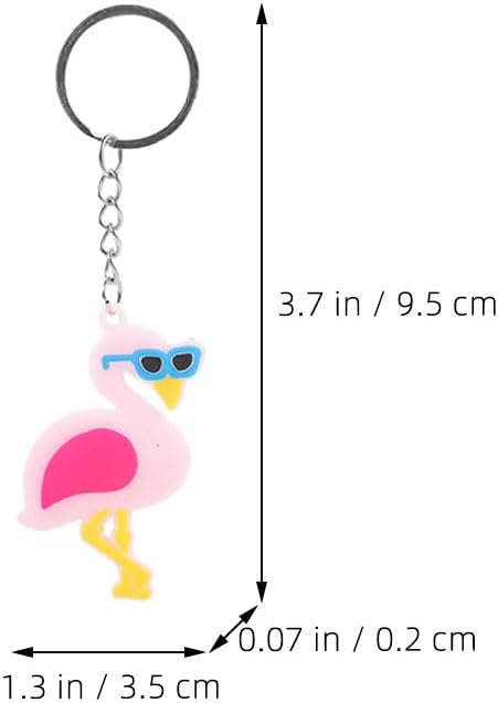 LOGOFUN 24 Pc Hawaiian Keychain Set
