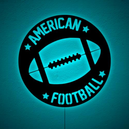 RGB Led Football Wall Art With 16 Colors
