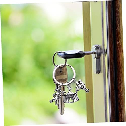 Circus Keychain with Plush Treasure Chest Design