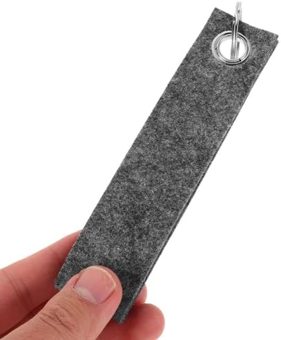 100Pcs Durable Felt Keychain Blanks for DIY Projects