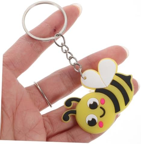 20Pcs Cute Bee Keychains for Backpack Charms and Party Favors