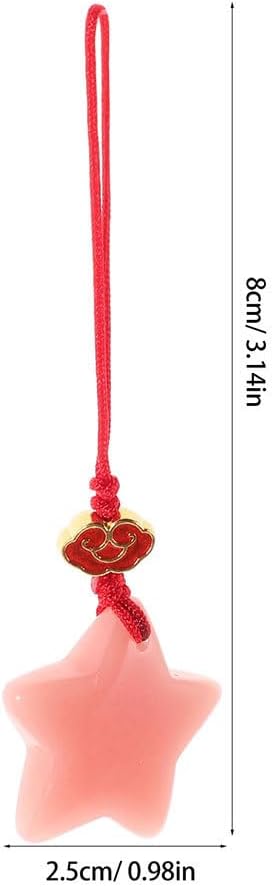 Lurrose 3pcs Glow In The Dark Phone Chain Keyrings