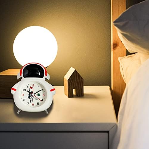Cute Spaceman Analog Clock with Backlight and Alarm