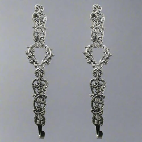 Liards Pewter 15 H Victorian Wreath Hanger Set of 2