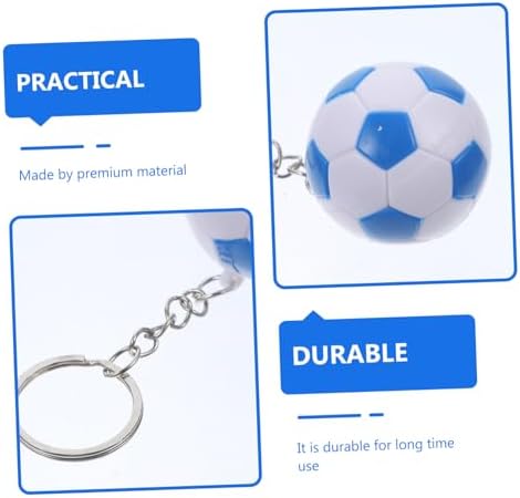 Soccer Ball Keychains 4cm Set for Birthday Party Favors