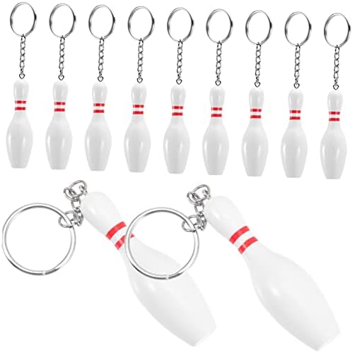 BESTonZON Bowling Keychains Cute Cartoon Design
