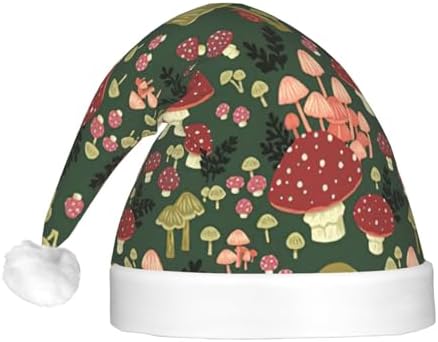 Bright Mushrooms Art Print LED Christmas Hat