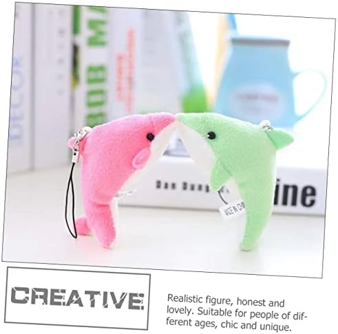 SOIMISS 25pcs Plush Keychain Mini Backpack Set