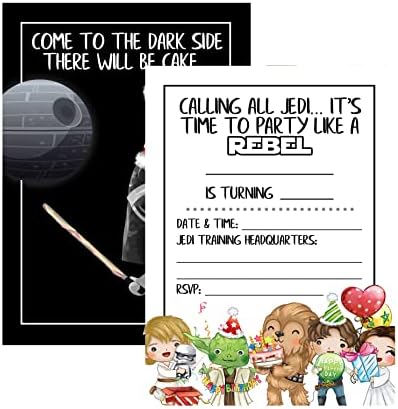 Silly Goose Gifts Party Like A Rebel Invitations Set of 12 Envelopes Included