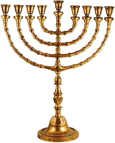 Extra Large Traditional Chanukah Menorah 21 Inch Zion Judaica