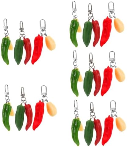 Chili Keychain Stylish Keychain for Car Keys and Bags