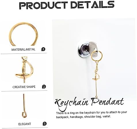 BESPORTBLE 4pcs Fencing Keychain Decor