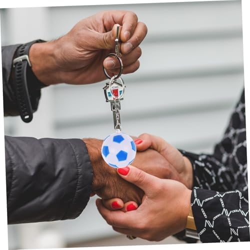 Soccer Ball Keychains 4cm Set for Birthday Party Favors