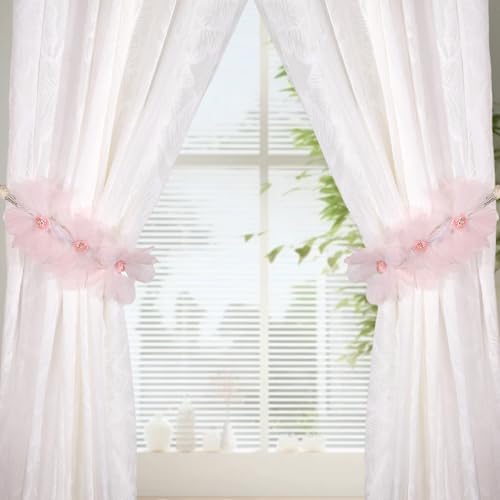 SUQ I OME Boho Curtain Tiebacks Set of 2 Pink