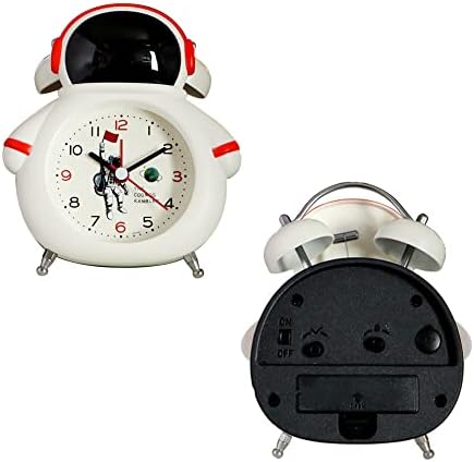 Cute Spaceman Analog Clock with Backlight and Alarm