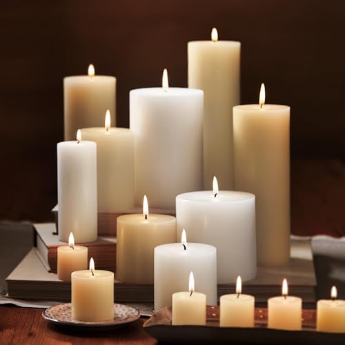 TAG Chapel 2X8 White Pillar Candle Unscented
