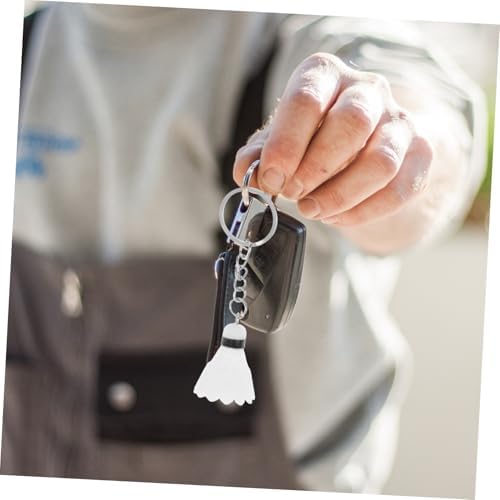 VICASKY 12pcs Mini Badminton Keychains Cute Sports Accessories