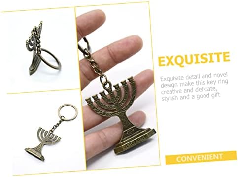 20 Pcs Hanukkah Key Ring Tote Purse Backpack Keychain