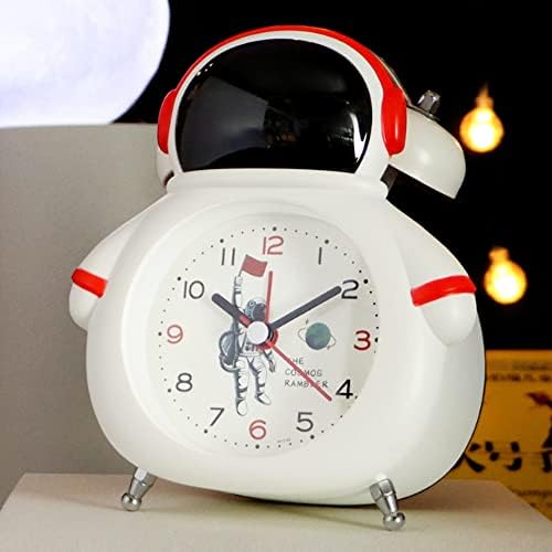 Cute Spaceman Analog Clock with Backlight and Alarm