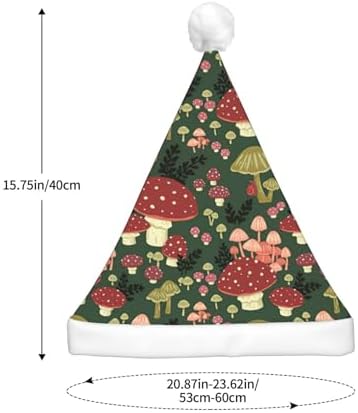 Bright Mushrooms Art Print LED Christmas Hat