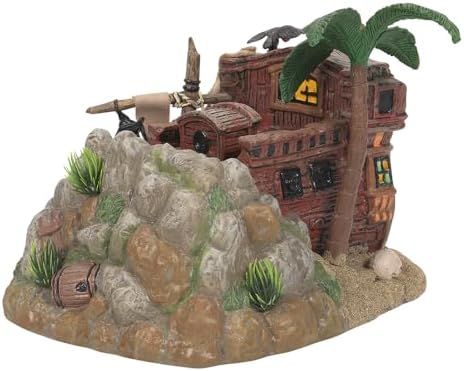 Department 56 Halloween Pirate Haven Lit Building 63 Inch