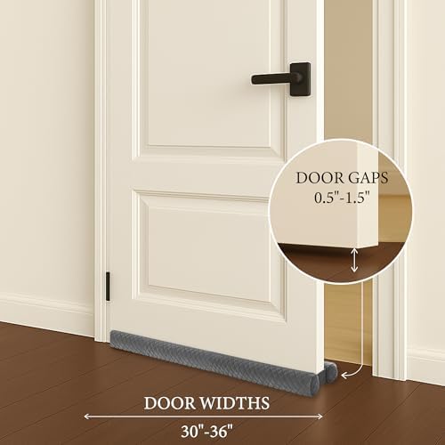 Premium Velvet Door Draft Stopper for Home Comfort