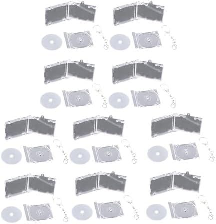 10pcs Miniature Album Keyring for Music Lovers