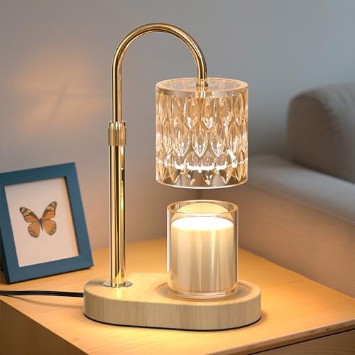 Candle Warmer Lamp with Adjustable Height and Timer