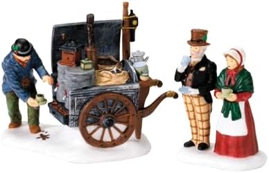 Department 56 Coffee Stall Figurine Set of 2 25 Inch