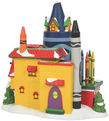 Department 56 Crayon Factory Animated Light Building